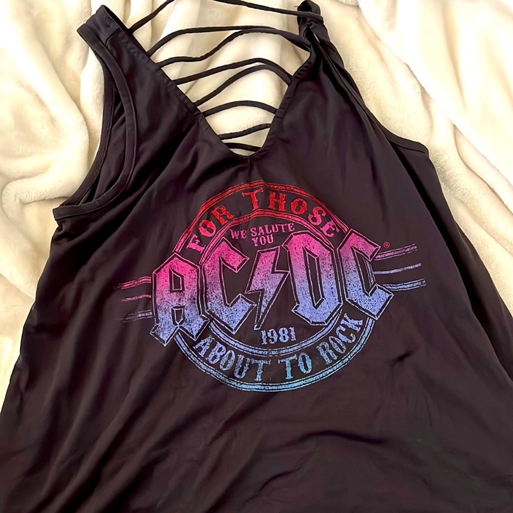 AC/DC tank top size small